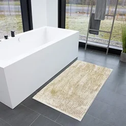 Badematte Coral Chenille-Struktur Ivory / Elfenbein 50 X 80 Cm -Vidaxlko Verkaufe 400cc685e773054dbb42c8ffda9e7a45