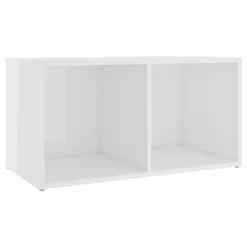 VidaXL TV-Schrank Hochglanz-Weiß 72x35x36,5 Cm Holzwerkstoff