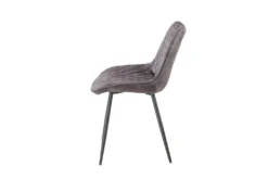 NEW YORK - Esszimmerstühle 6er Set Samt Grau, Polsterstuhl, Sitzfläche Aus Samt, Metallbeine, Esszimmerstühle, Esszimmerstuhl Aus Samt -Vidaxlko Verkaufe 421eb2e113abb348dc22e66efd7175c4