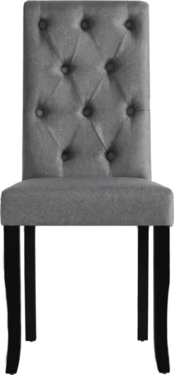 VidaXL Esszimmerstühle 4 Stk. Dunkelgrau Stoff -Vidaxlko Verkaufe 434ee3cf1000f46b29b8a3560b846e87