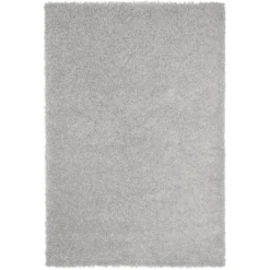 Prime Shaggy Hochflor Langflor Teppich Einfarbig Modern Grau, Maße:160x220 Cm -Vidaxlko Verkaufe 43f6ddf58d12f28dc5fe443263a865aa