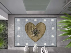 Wash+dry Waschbare Fußmatte Mountain Lodge, Größe:60 X 180 Cm -Vidaxlko Verkaufe 44f195593ac53aabef80ae53a10a475e