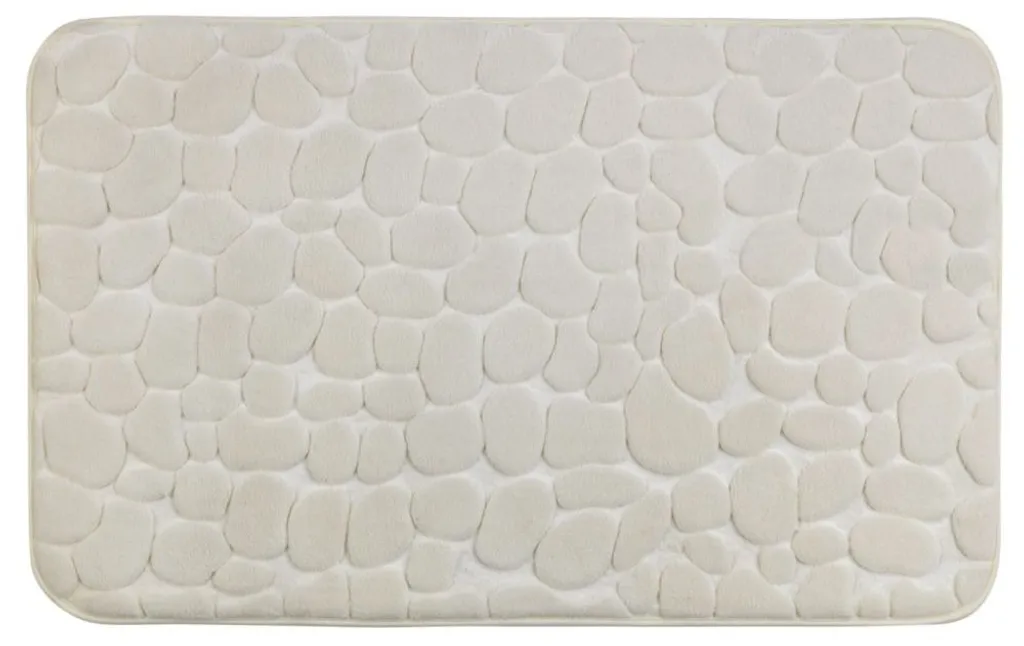 Wenko Badteppich Memory Foam Pebbles Grau 6 Wenko Badteppich Memory Foam Pebbles Grau – Bild 6
