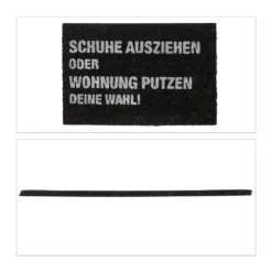 Relaxdays Fußmatte Kokos "Wohnung Putzen" -Vidaxlko Verkaufe 46afc2945d6f6f1ae3bc3fd0aa62e1b8