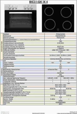 Küchenblock Biggi 270 Cm In Weiß Matt Mit Glaskeramik Kochfeld, Herd, Kühlschrank, Dunsthaube Und Spüle 13 Küchenblock Biggi 270 Cm In Weiß Matt Mit Glaskeramik Kochfeld, Herd, Kühlschrank, Dunsthaube Und Spüle -Vidaxlko Verkaufe 4a604033efbcc328211dfcbce3aa7483