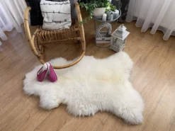 Sheepmania Lammfell Echt Ungeschoren Groß - Dichtes Langhaar Schaffell Echt Bis 10 Cm - Teppich Decke Kamin Lammfelldecke Kinderwagen - Weiß -Vidaxlko Verkaufe 4ae2d6d8252aaa3ee4cda065c3f8cf49