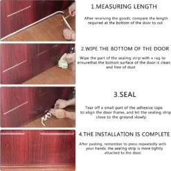 10 M X 25 Mm, Pack Of 2 Sealing Strips, Miciler Transparent Self-adhesive Sealing Tape, Multifunctional Door Floor Seal, Soundproof, Windproof, Dust Protection, Silicone Seal Strips For Doors And Windows -Vidaxlko Verkaufe 4c79472e68c5c0bb017392e6a1c3c207