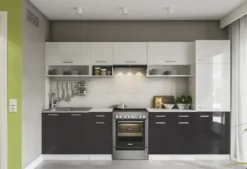 Küche Lux 320+ Cm Küchenzeile Küchenblock EinbauKüche KomplettKüche Schwarz -Vidaxlko Verkaufe 4d99d114dad0c5bb2ed63fe13bdb5036