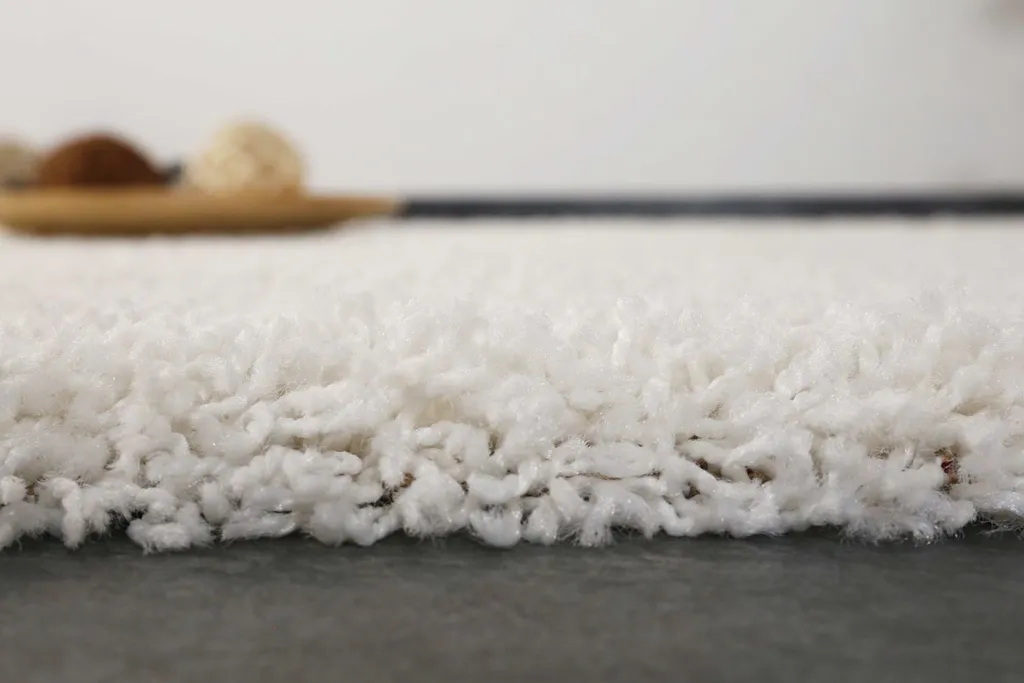 Prime Shaggy Hochflor Teppich Einfarbig Weiss Creme Weich Wohnzimmer, Maße:120x170 Cm 4 Prime Shaggy Hochflor Teppich Einfarbig Weiss Creme Weich Wohnzimmer, Maße:120x170 Cm – Bild 4