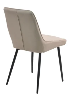Möbilia Essstuhl Im 2er-Set | Bezug Stoff Beige | Beine Stahl Schwarz | B 52 X T 56 X H 86 Cm | 21020055 | Serie STUHL -Vidaxlko Verkaufe 521c73000683feae055d92f2f877643c