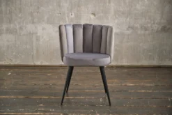 Esszimmerstuhl Stuhl Velvet Verschiedene Farben KAWOLA Grau JADA
