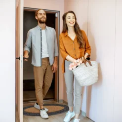 Relaxdays Ovale Fußmatte Gummi & Kokos -Vidaxlko Verkaufe 533548958195184290e9f71d58fefc90