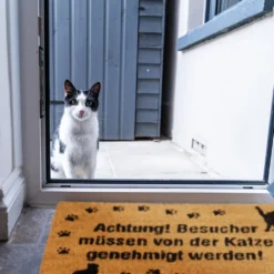 Relaxdays Fußmatte Kokos Katze -Vidaxlko Verkaufe 56127467fdaab506f368ab0170f72d96