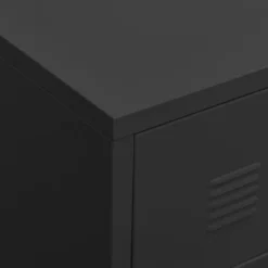 Chunhe TV-Schrank Industrie-Stil Schwarz 105x35x42 Cm Metall -Vidaxlko Verkaufe 568d7611f4418b1647ae0ae0f8516892