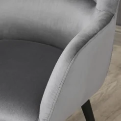 HOMCOM Esszimmerstuhl, Loungesessel Mit Armlehne, Akzentsessel Mit Samt-Optik, Max. 120 Kg Belastbar, Für Wohnzimmer, Schlafzimmer, Dunkelgrau 17 HOMCOM Esszimmerstuhl, Loungesessel Mit Armlehne, Akzentsessel Mit Samt-Optik, Max. 120 Kg Belastbar, Für Wohnzimmer, Schlafzimmer, Dunkelgrau -Vidaxlko Verkaufe 56bd64d6dd5341be0d46927b558eaa14