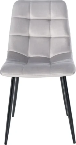 CLP 4er Set Esszimmerstühle Antibes Gesteppt, Farbe:grau -Vidaxlko Verkaufe 582c495514ee6e893307a0219d6e8cf9