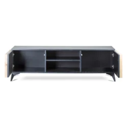 Klemp Fernsehschrank B161 X H51 X T42,2 Cm, Stehend TV-Kommode Ablagefächern Mit 3D-Fronten Wotan-Eiche -Vidaxlko Verkaufe 5870e0caccd1487a931561212acf9728