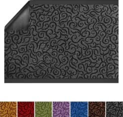 Sauberlaufmatten Schmutzfangmatte Brasil Anthrazit-Grau Breite: 90 Cm, Länge: 200 Cm