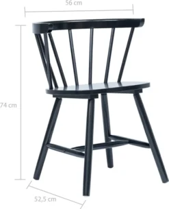 VidaXL Esszimmerstühle 2 Stk. Schwarz Gummiholz Massiv 13 VidaXL Esszimmerstühle 2 Stk. Schwarz Gummiholz Massiv -Vidaxlko Verkaufe 5d852399e7af355e57573bbd00fb87f6