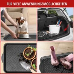 WALSER Mehrzweckwanne Safetray, Universale Kofferraumwanne, Kunststoffwanne, Auffangwanne, Schuhwanne, Ölwanne Small 77x35x3 Cm Schwarz 28100 -Vidaxlko Verkaufe 5f02a9cbea1b32e65802110b62322ab0