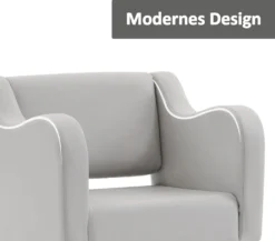 Barberpub Hydraulischer Friseurstuhl, Friseursessel Bedienungsstuhl Höhenverstellbar, Barber Chair Drehstuhl Schönheitssalon-stuhl Friseureinrichtung, Kunstleder, 3802 (Grau) -Vidaxlko Verkaufe 5fe96b5fabba4830e7445f334b0e3bf2