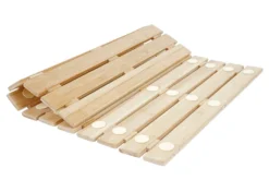 Badematte MCW-E73, Duschmatte Badvorleger Badteppich, Bambus Rutschfest, 60x50cm -Vidaxlko Verkaufe 60e782d511a5207c6d1339eda7d1f53f