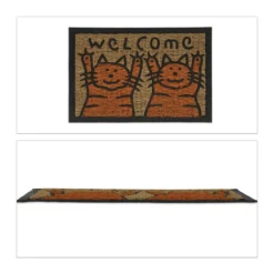 Relaxdays Fußmatte Kokos Katzen -Vidaxlko Verkaufe 60f0daf7d90f702c4145ebf185ac20e8