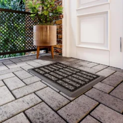 Fußmatte Außen Grau 53 X 73 Cm, Schuhabstreifer Aus Thermoplastic Elastomer (TPE), Fußabtreter Außen, Schmutzfangmatte Außenbereich, Fussmatte Aussenbereich, Türmatte Außen, Fußabstreifer Hauseingang -Vidaxlko Verkaufe 613b5c5567503d5af15ebb30e7b9cd10