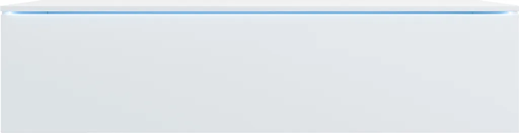 Selsey TV-Schrank SKYLARA - TV-Bank In Weiß Matt / Weiß Hochglanz Mit LED - 160 Cm Breit - Stehend / Hängend 3 Selsey TV-Schrank SKYLARA - TV-Bank In Weiß Matt / Weiß Hochglanz Mit LED - 160 Cm Breit - Stehend / Hängend – Bild 3