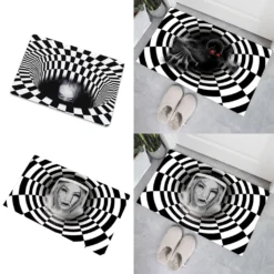 Horror Halloween Kanal Kanaldeckel Party Home Teppich Clown Falle Bodenmatte Badematten -Vidaxlko Verkaufe 6427ed17b869423c79cccee4f61056fb