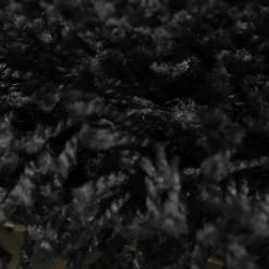 Merinos Shaggy Plus Black Hochflor Rund, Größe:120 X 120 Cm -Vidaxlko Verkaufe 648b3df0e593ba491279f20ca23ffe7c