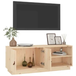 VidaXL TV-Schrank 105x34x40 Cm Massivholz Kiefer -Vidaxlko Verkaufe 64c50c850fdb03b07ba48f31798dc290