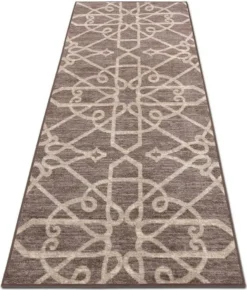 Teppich-Läufer Auf Maß Navelli Braun 80x350 Cm -Vidaxlko Verkaufe 6588d32de0f03e2ca767b9162b4ed693