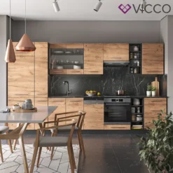 Vicco Küchenzeile Fame-Line Anthrazit Goldkraft 355 Cm Holzwerkstoff -Vidaxlko Verkaufe 65ac977cdaa104a8a326f6f9e9939471