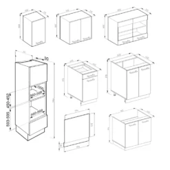 Vicco Küchenzeile R-Line Anthrazit Goldkraft 300 Cm Holzwerkstoff -Vidaxlko Verkaufe 66ed437ddcf284b1639ed364208a1cb1