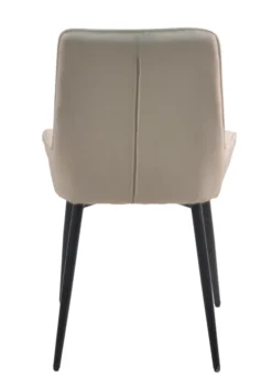 Möbilia Essstuhl Im 2er-Set | Bezug Stoff Beige | Beine Stahl Schwarz | B 52 X T 56 X H 86 Cm | 21020055 | Serie STUHL -Vidaxlko Verkaufe 677c46d714324e382fce7a58b4e00563