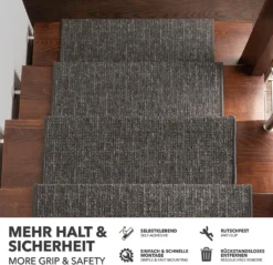 Stufenmatten Alto Treppenschutz Mit Winkelschiene Und Klebestreifen Anthrazit Rechteckig -Vidaxlko Verkaufe 6792cbfd41b7a66c80d413b2d059ba24