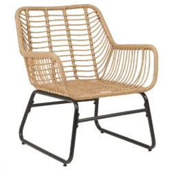 Stuhl ALBEDO Mit Sitzkissen, Moderner Gartenstuhl Aus Polyrattan, Esszimmerstuhl Aus Rattan -Vidaxlko Verkaufe 67b1c7f1b6489fc636348594419bcd58