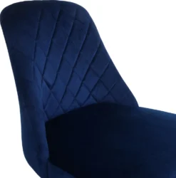 6er-Set Esszimmerstuhl MCW-K25, Küchenstuhl Lehnstuhl Polsterstuhl, Metall Samt Blau -Vidaxlko Verkaufe 6900a9b98ed463f8d86dc66d29f69908