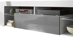 Selsey TV-Schrank BIANKO TV-Lowboard Weiß Matt/Grau Hochglanz 140 Cm Mit LED-Beleuchtung 7 Selsey TV-Schrank BIANKO TV-Lowboard Weiß Matt/Grau Hochglanz 140 Cm Mit LED-Beleuchtung -Vidaxlko Verkaufe 6b6ffbdb88953f204e01398c98ddc358