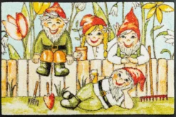 Wash+dry Fußmatte Fence Party 50 X 75 Cm Waschbare Schmutzmatte