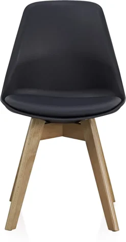 Esszimmerstuhl -4 Stück-Esszimmerstühle - Schalenstuhl - Gestell Aus Buchenholz - Schwarz -Vidaxlko Verkaufe 6bc110988e7c4b58d25040fbb4a31cd9