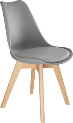 Tectake 4 Esszimmerstühle Friederike - Grau -Vidaxlko Verkaufe 6c125cd2650b49f42b4be6b054de7f68