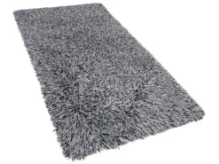 Shaggy Teppich Schwarz Weiß Polyester Baumwolle 80 X 150 Cm Hochflor Getuftet Rechteckig -Vidaxlko Verkaufe 6c7d0e7ffd213680f09cabd5cc5a38ef