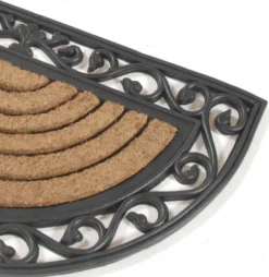 Kai Wiechmann Fußmatte Premium Fußmatte Halbrund 76 X 46 Cm Als Dekorative Schmutzfangmatte Antibakterieller Und Rutschfester Türvorleger -Vidaxlko Verkaufe 6cae7c46e264f94908031a2b3a60af1a