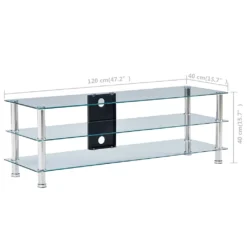 VidaXL TV-Tisch Transparent 120 X 40 X 40 Cm Gehärtetes Glas -Vidaxlko Verkaufe 6ccfca4dec4252e8e2704eb951d3b0d3