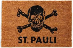 St. Pauli - Totenkopf, Fußmatte Kokos