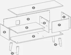 VASAGLE TV Lowboard,TV-Schrank, Fernsehschrank Für Fernseher Bis Zu 55 Zoll, Fernsehtisch, Für Wohnzimmer, Industrie-Design, Vintagebraun LTV120T01 -Vidaxlko Verkaufe 6cf120187c20fc663c2aa85d496ad03f