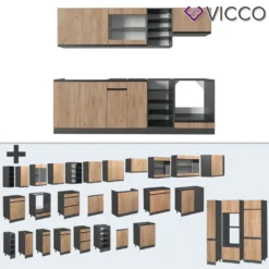 Vicco Küchenzeile R-Line J-Shape Anthrazit Goldkraft 240 Cm Holzwerkstoff 12 Vicco Küchenzeile R-Line J-Shape Anthrazit Goldkraft 240 Cm Holzwerkstoff -Vidaxlko Verkaufe 6e32702951c236e4ab766c4728a8519b