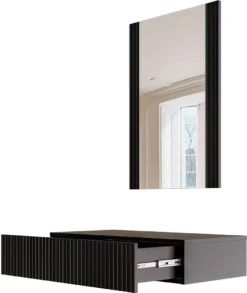 Schminktisch Frisiertisch Mit Spiegel PAFOS Schwarz -Vidaxlko Verkaufe 6e9472337298acfbea500e5dc98dfeb8